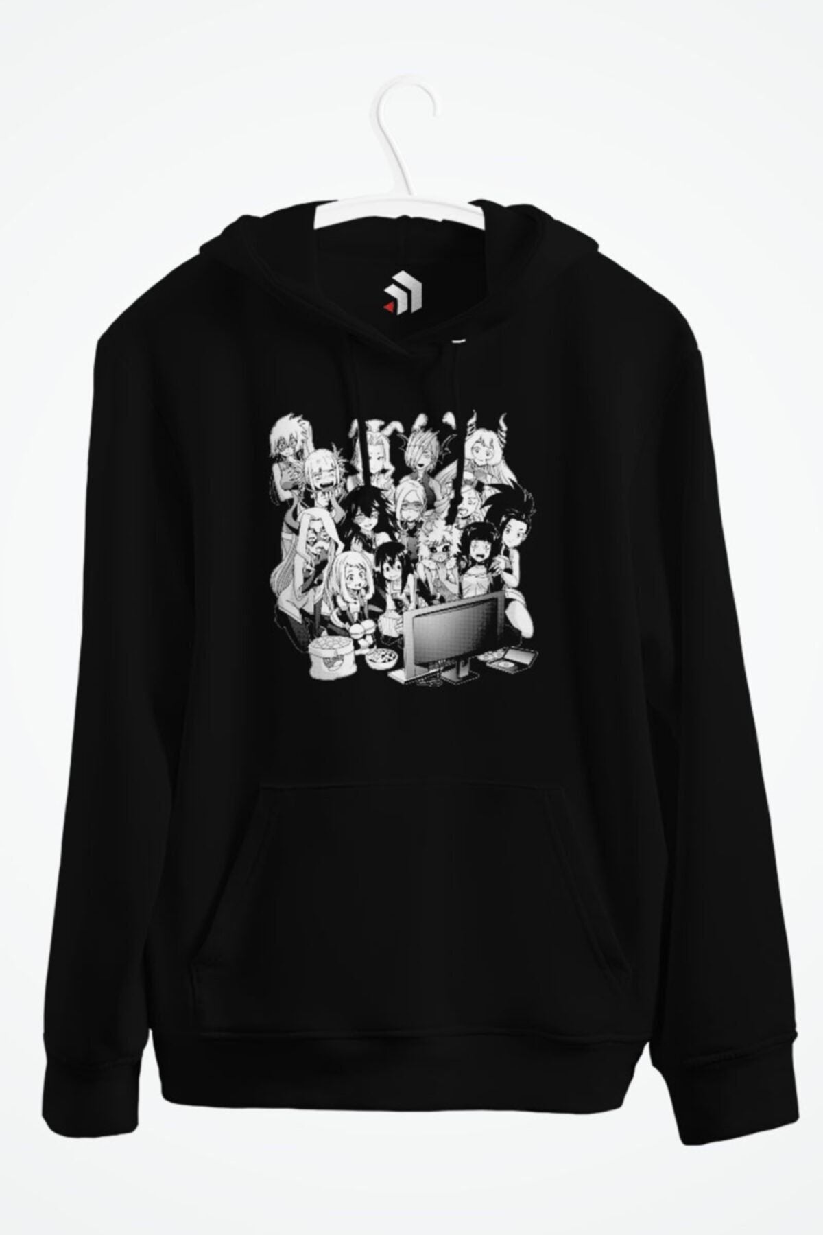 My Hero Academia Girls Movie Night Anime Baskılı Kapşonlu Sweatshirt