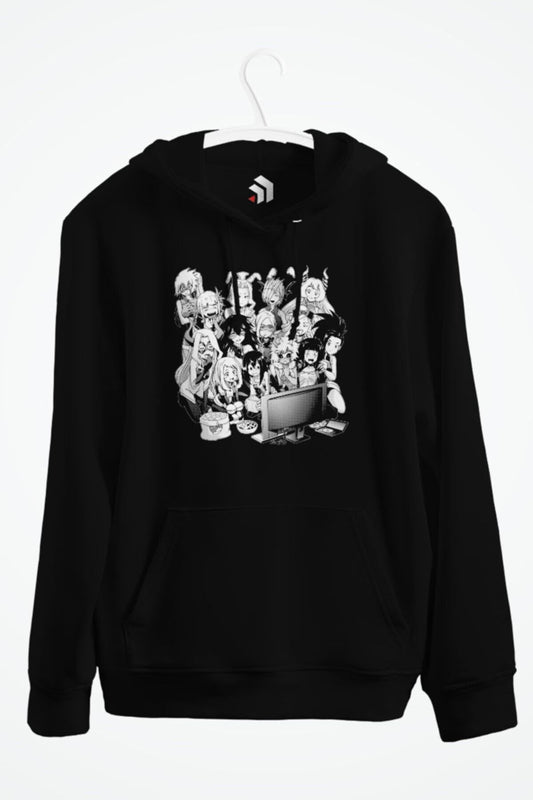 My Hero Academia Girls Movie Night Anime Baskılı Kapşonlu Sweatshirt