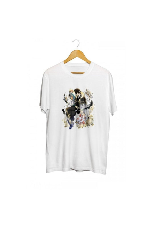 Osamu Dazai Anime Baskılı Unisex Tişört
