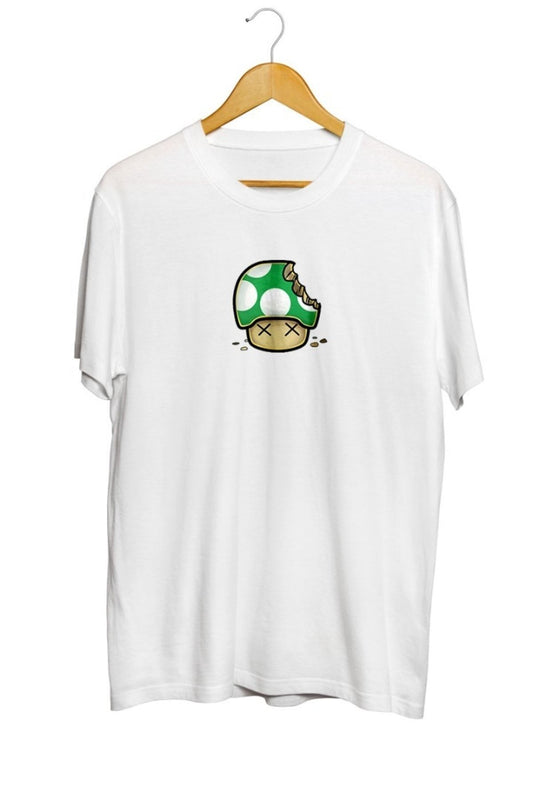 Mario Mushroom Baskılı Unisex Tişört