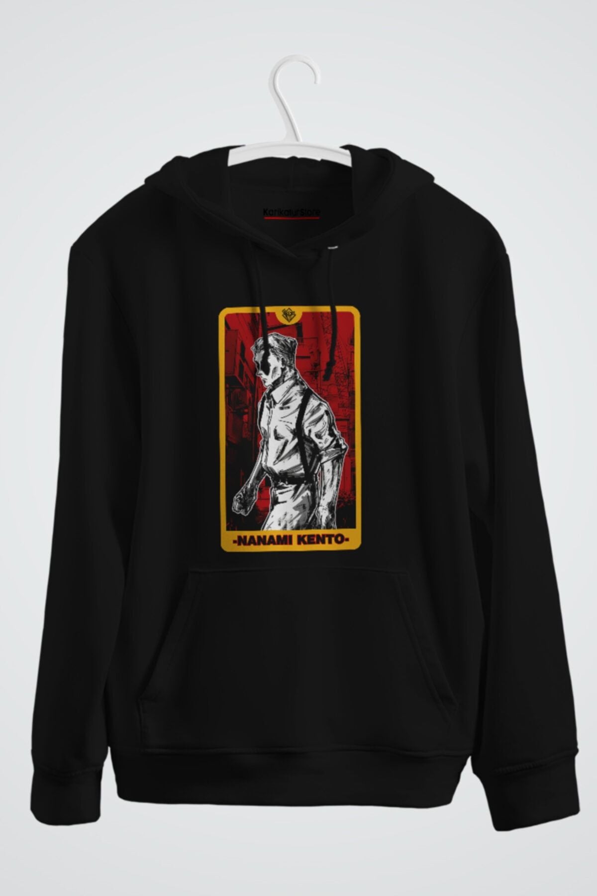 Nanami Red Frame Baskılı Kapşonlu Sweat