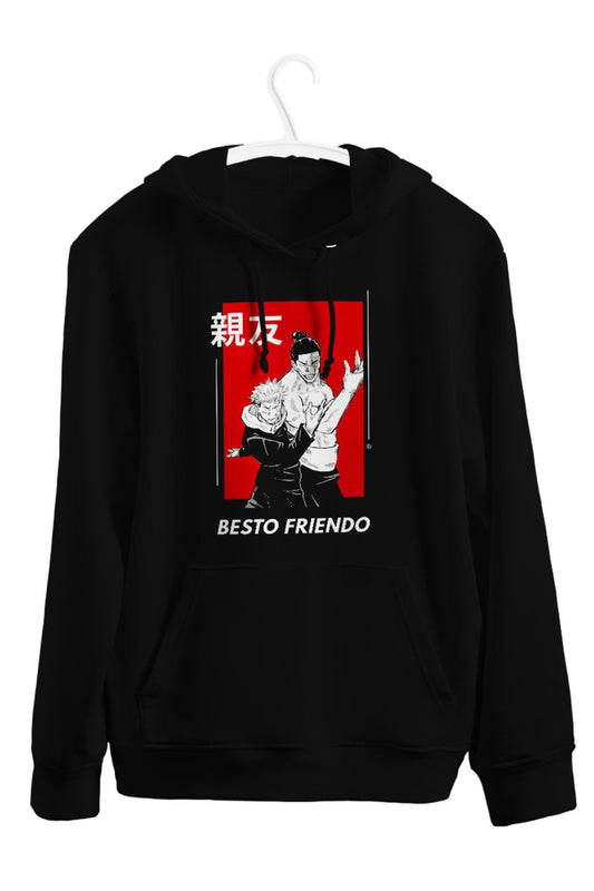 Besto Friendo - Jujutsu No Kaisen Active Anime Baskılı Unisex Kapşonlu