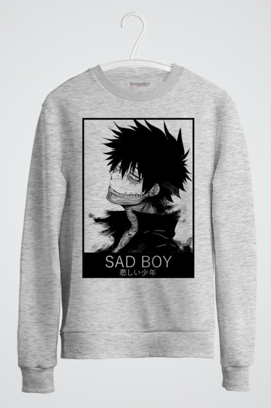 Dabi Sad Boy Boku No Hero Academia Anime Baskılı Sweatshirt
