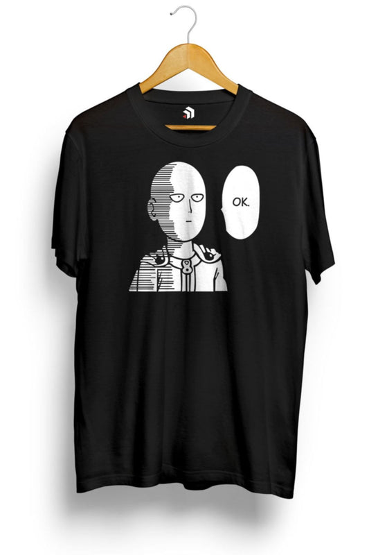 One Punch Man Saitama - Ok Anime Baskılı Tişört