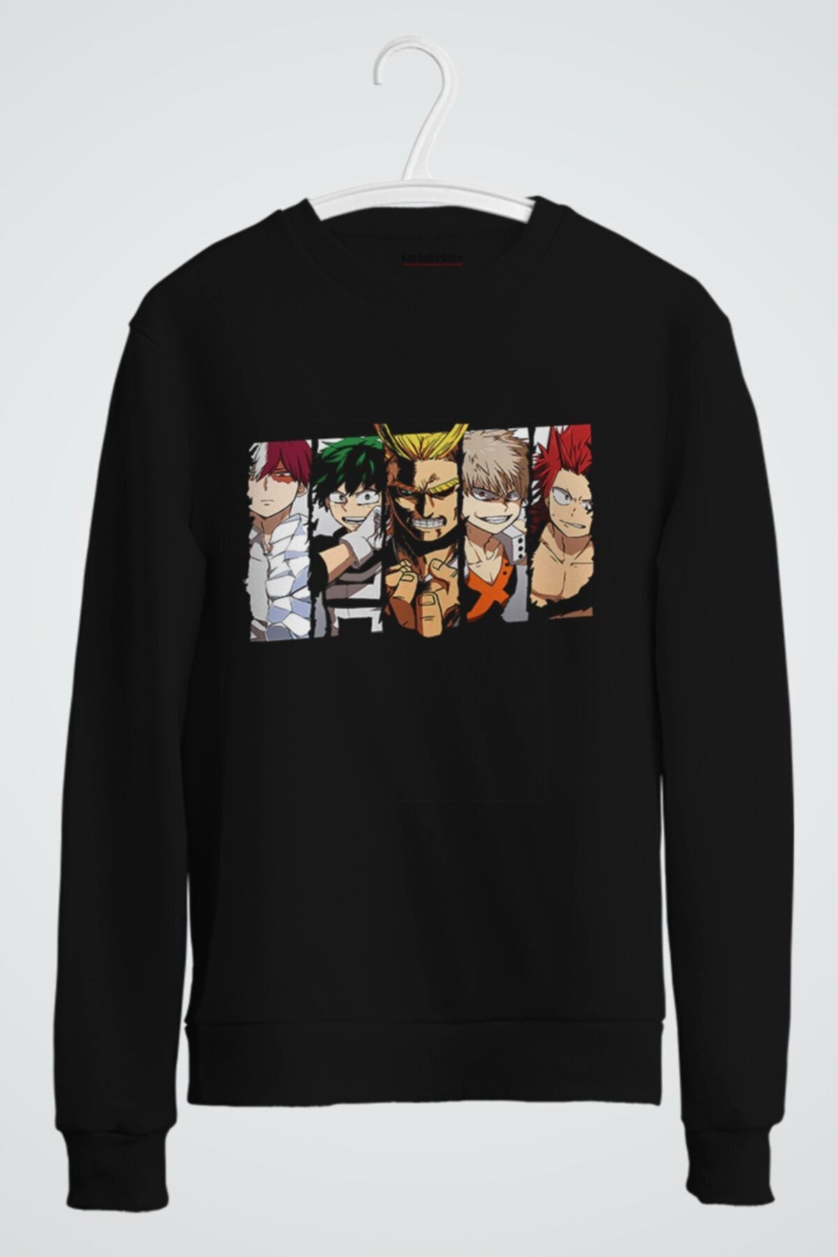 My Hero Academia Karakterleri Anime Baskılı Sweatshirt