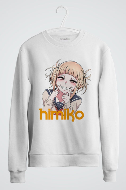 Himiko Toga My Hero Academia Anime Baskılı Sweatshirt