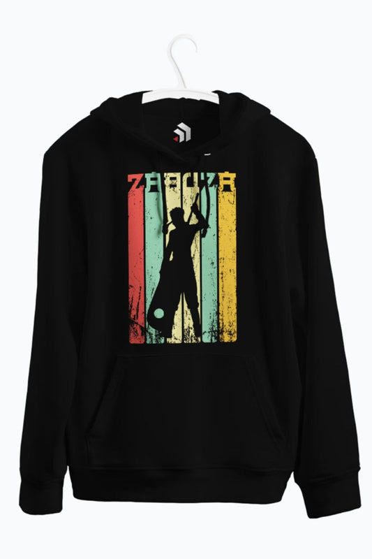 Zabuza Momochi Anime Baskılı Kapşonlu Sweatshirt