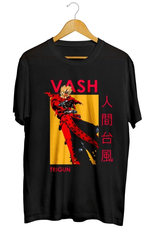 Trigun Vash The Stampede Dual Wield Anime Baskılı Unisex Tişört