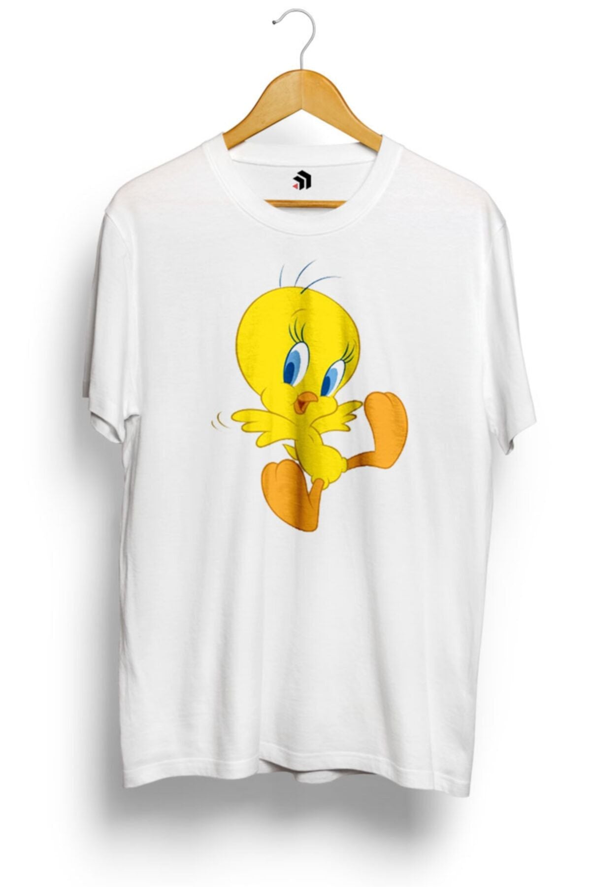 Looney Tunes Tweety Bird Flying Baskılı Tişört
