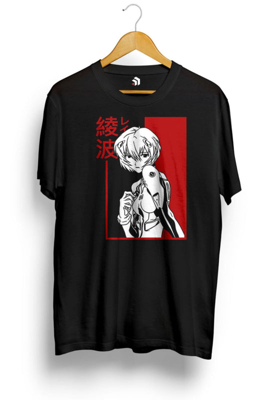 Rei Ayanami Neon Genesis Evangelion Anime Baskılı Tişört