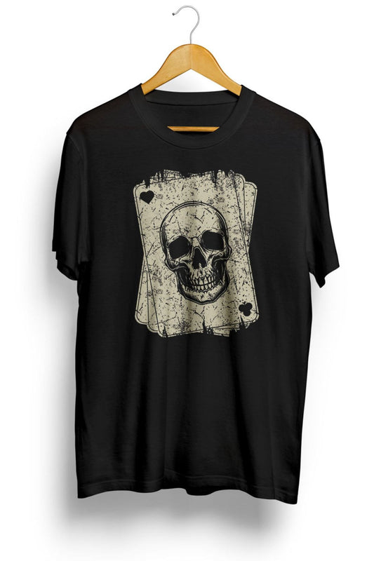 Poker Card Baskılı Tişört