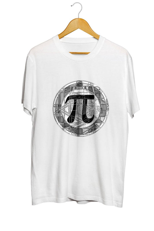Pi Day Symbol Round Unisex Tişört