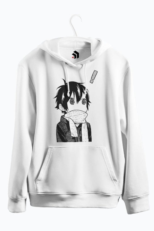 Anime Sad Girl Manga Girls Baskılı Kapşonlu Sweatshirt