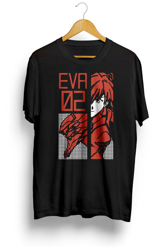 Neon Genesis Evangelion Retro Vintage Anime Baskılı Tişört