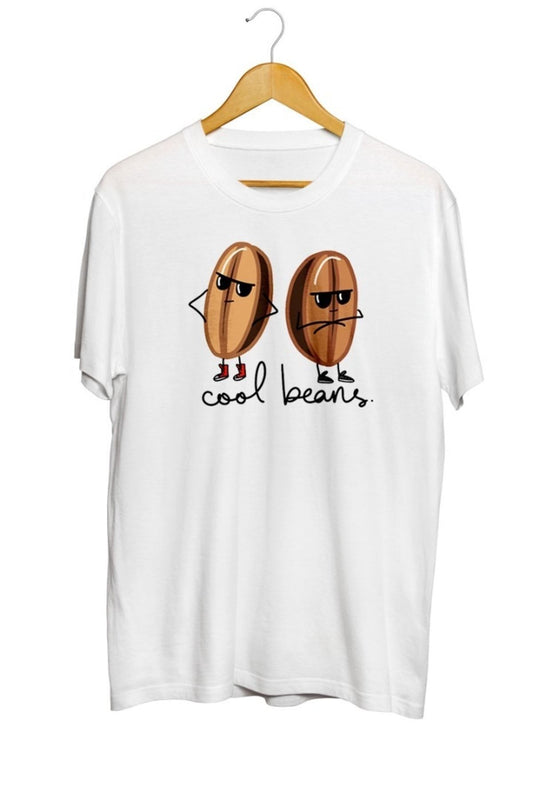 Cool Beans Baskılı Unisex Tişört