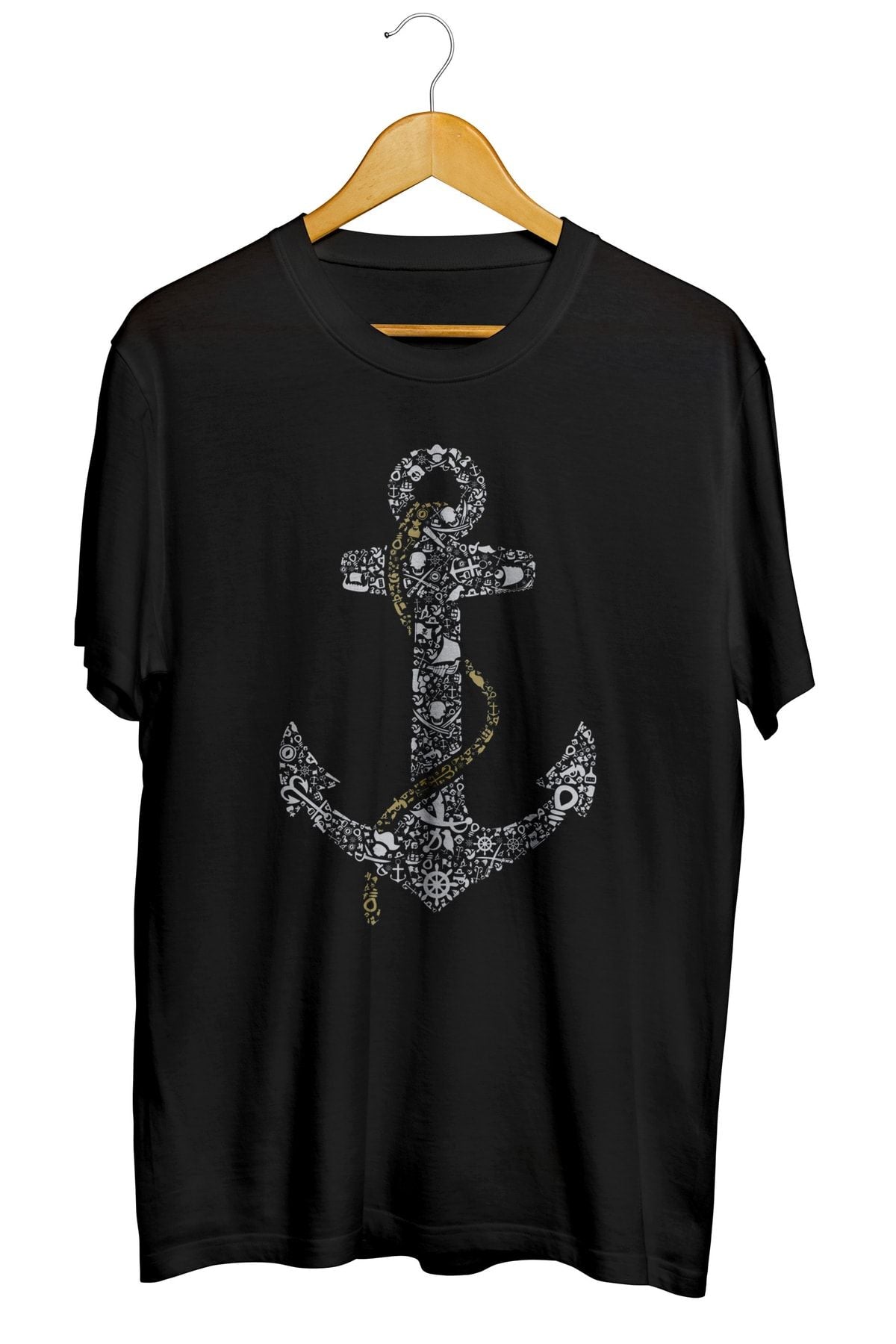 Anchor Away Baskılı Unisex Tişört