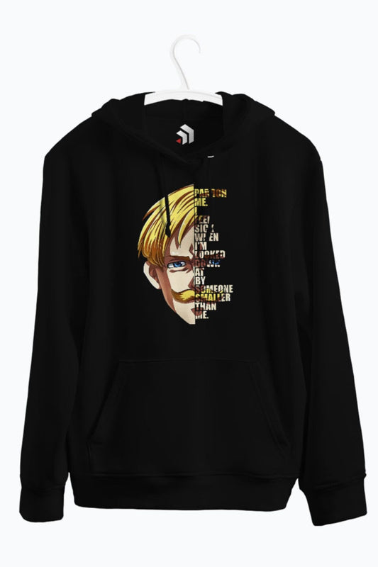 Escanor - Seven Deadly Sins Baskılı Kapşonlu Sweatshirt
