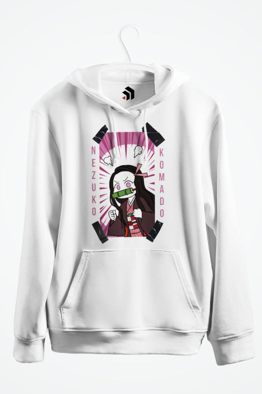 Nezuko Komado | Cute Girl Anime Baskılı Kapşonlu Sweatshirt