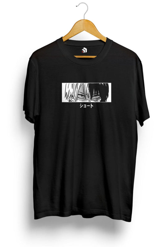 My Hero Academia Shoto Todoroki Dark Anime Baskılı  T-Shirt