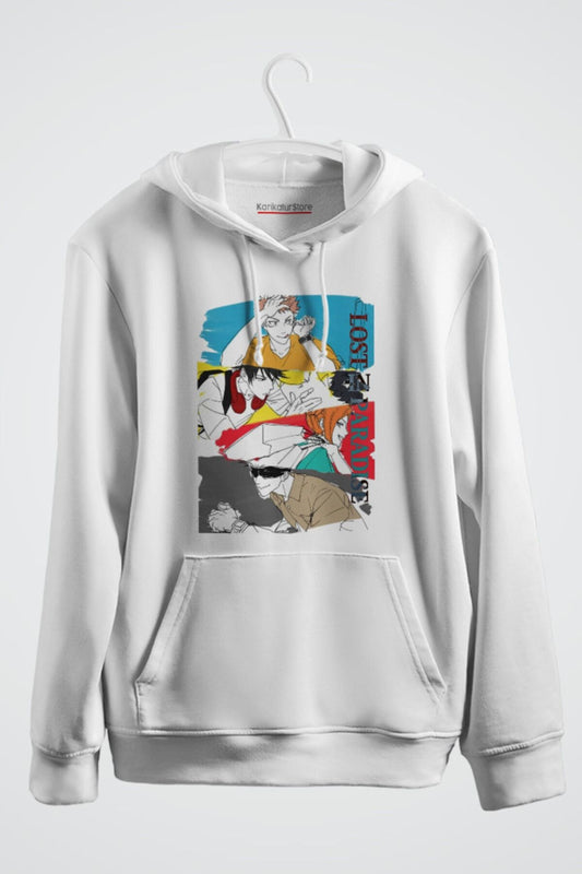 Jujutsu Kaisen Lost In Paradise Anime Baskılı Kapşonlu Sweat