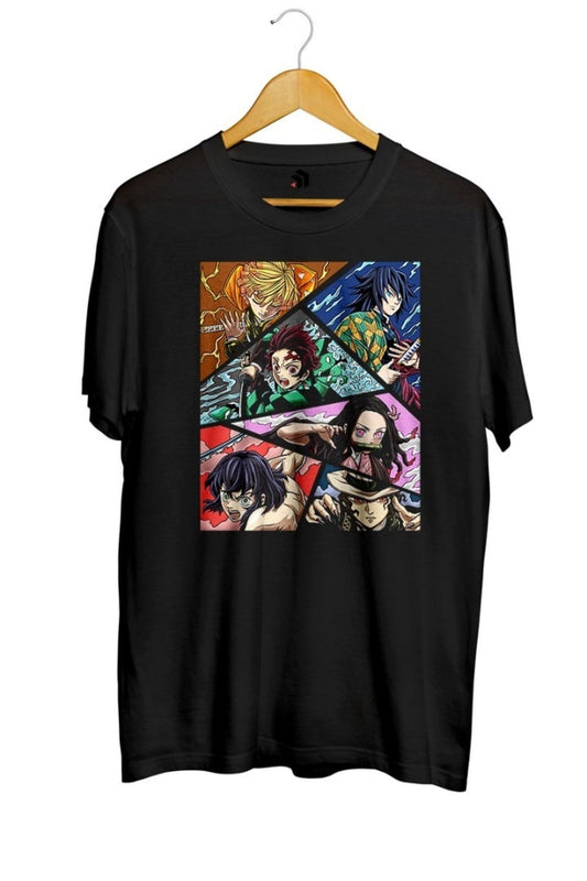 Demon Slayer Baskılı Unisex Tişört