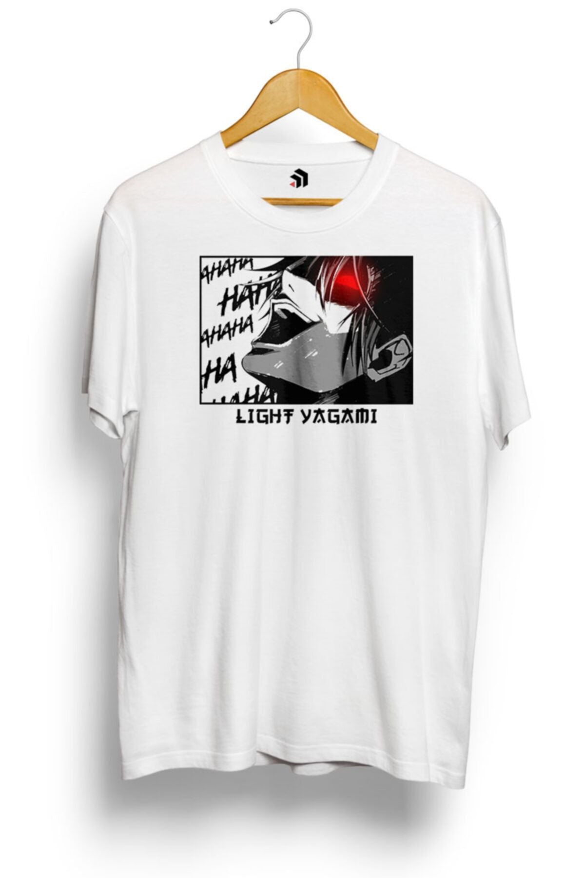 Death Note - Light Yagami Laugh Anime Baskılı Tişört