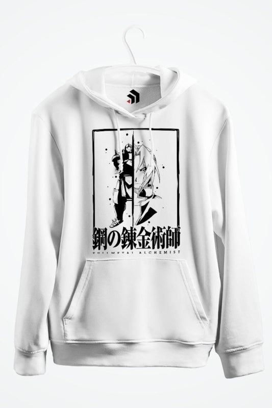 Fullmetal Alchemist Anime Baskılı Kapşonlu Sweatshirt