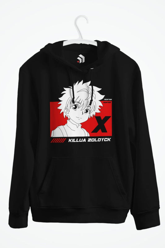 Hunter X Hunter Killua Zoldyck Anime Baskılı Kapşonlu Sweatshirt