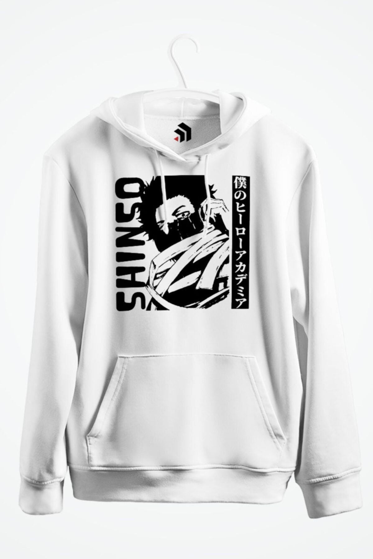 Hitoshi Shinso My Hero Academia Anime Baskılı Kapşonlu Sweatshirt