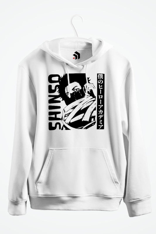 Hitoshi Shinso My Hero Academia Anime Baskılı Kapşonlu Sweatshirt