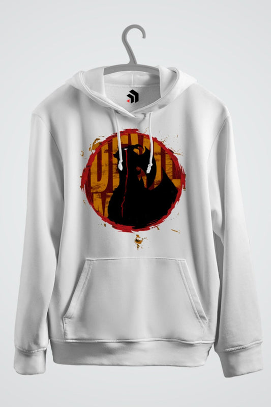 Devilman Crying Devil Baskılı Kapüşonlu Sweatshirt