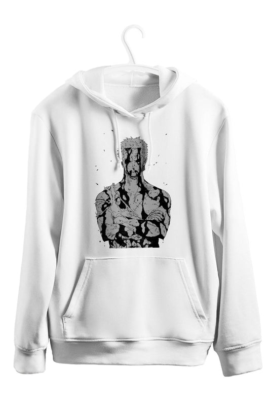 Roronoa Zoro Anime Baskılı Kapşonlu Sweatshirt