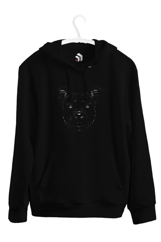 American Staffordshire Dog Baskılı Unisex Kapşonlu