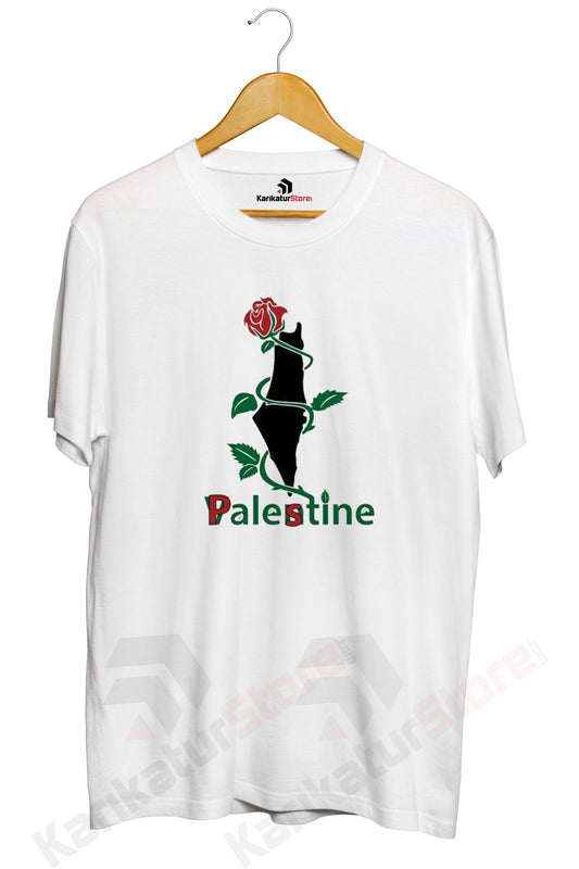 Filistin (palestine) Baskılı Tasarımlı Baskılı Tişört