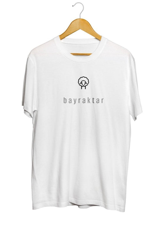 Bayraktar Kuzu Baskılı Unisex Tişört