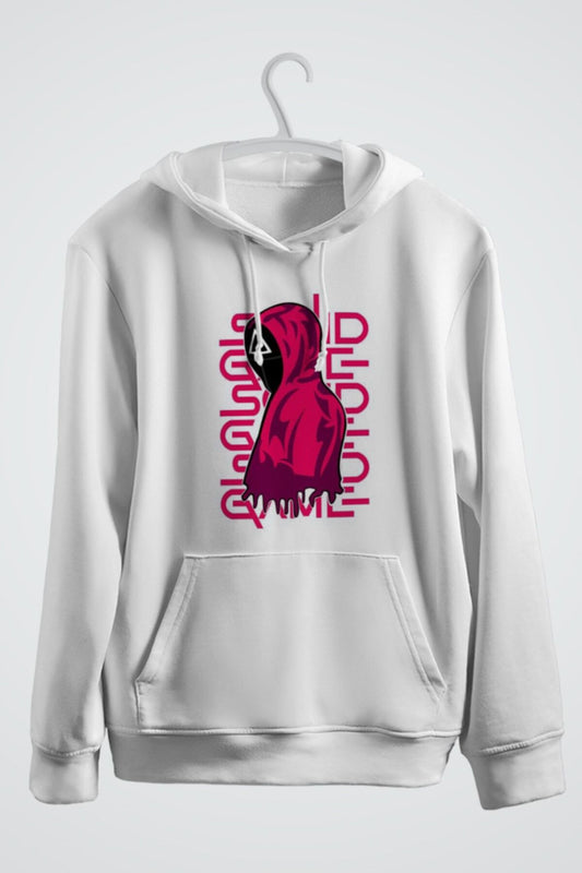 Squid Game Baskılı Kapşonlu Sweat