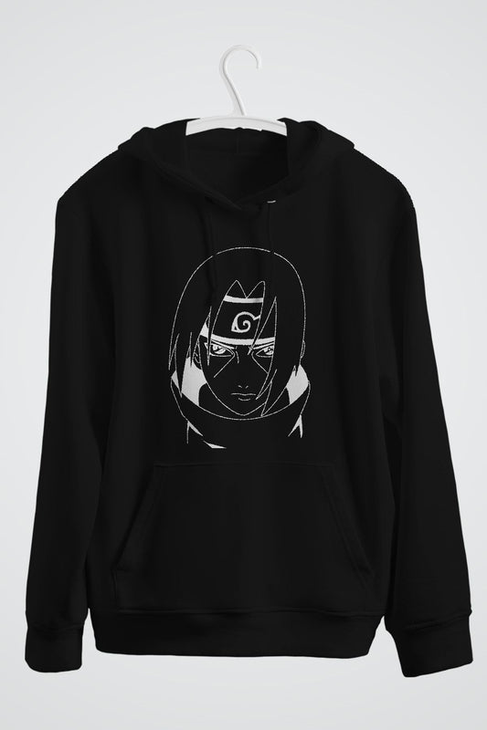 Itachi Uchiha Naruto Anime Baskılı Kapşonlu Sweat