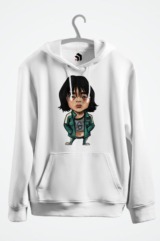 Squid Games 067 Gamer Baskılı Kapşonlu Sweatshirt