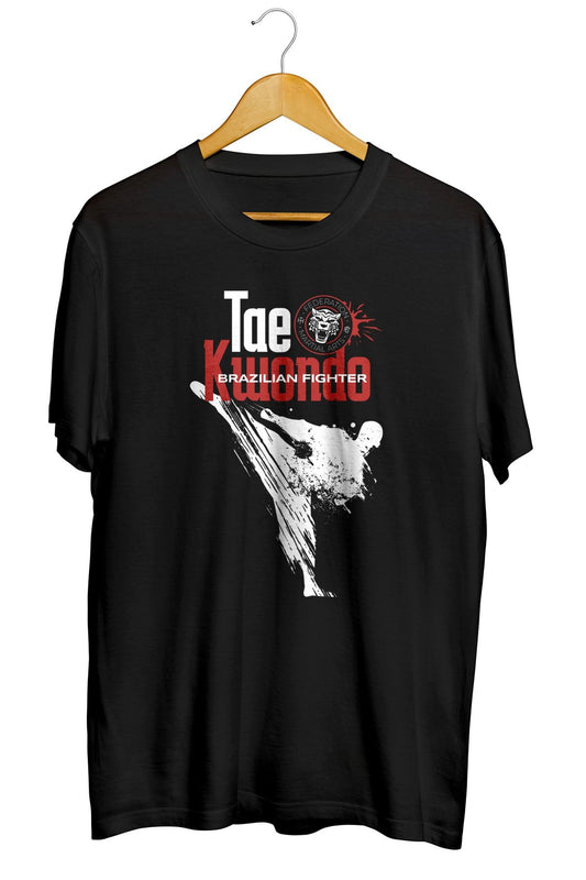 Taekwondo Fighter Baskılı Unisex Tişört