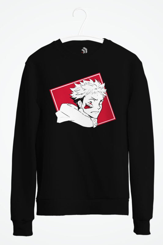 Jujutsu Kaisen - The Curse Anime Baskılı Sweatshirt