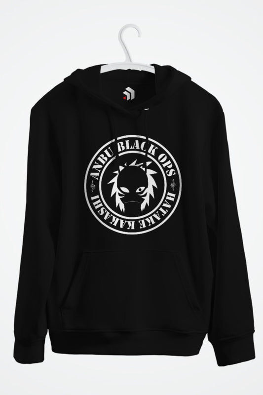 Shadow Of The Anbu Black Ops Anime Baskılı Kapşonlu Sweatshirt