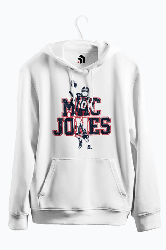 Mac Jones (variant) Baskılı Kapşonlu Sweatshirt