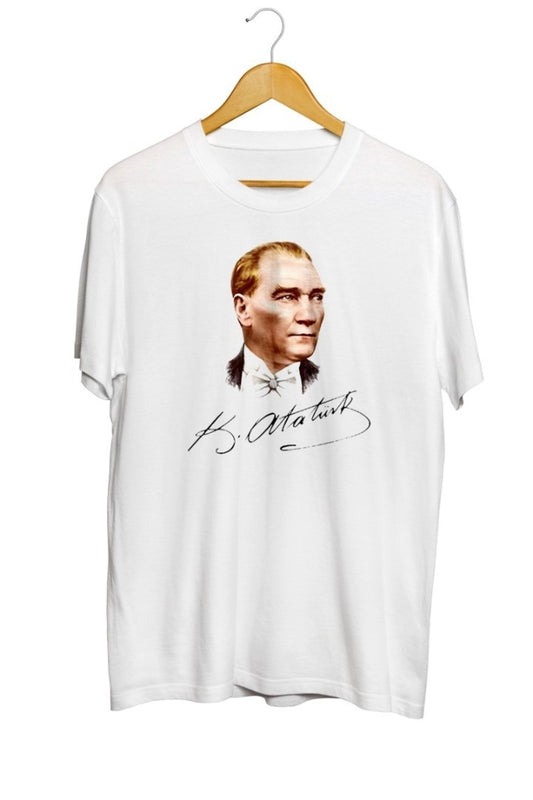 23 Nisan Mustafa Kemal Atatürk Baskılı Unisex Tişört