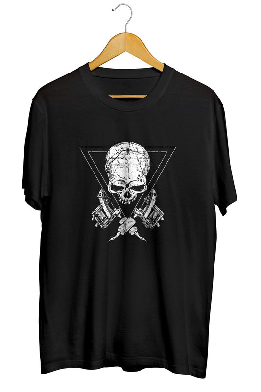 Tattoo Artist Skull Baskılı Unisex Tişört