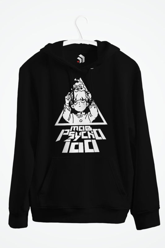 Mob Psycho 100 Anime Baskılı Kapüşonlu Sweatshirt
