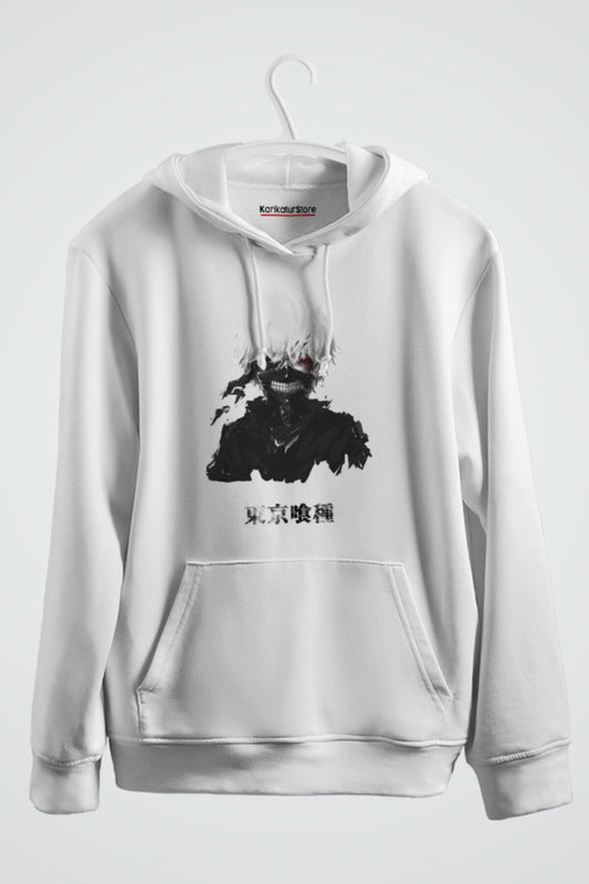 Tokyo Ghoul Baskılı Kapşonlu Sweat