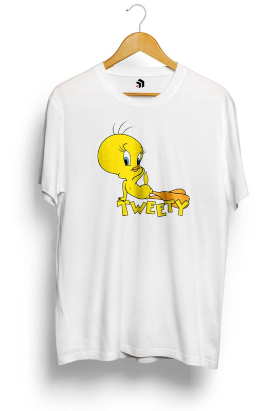 Looney Tunes Tweety Bird Pose Baskılı Tişört