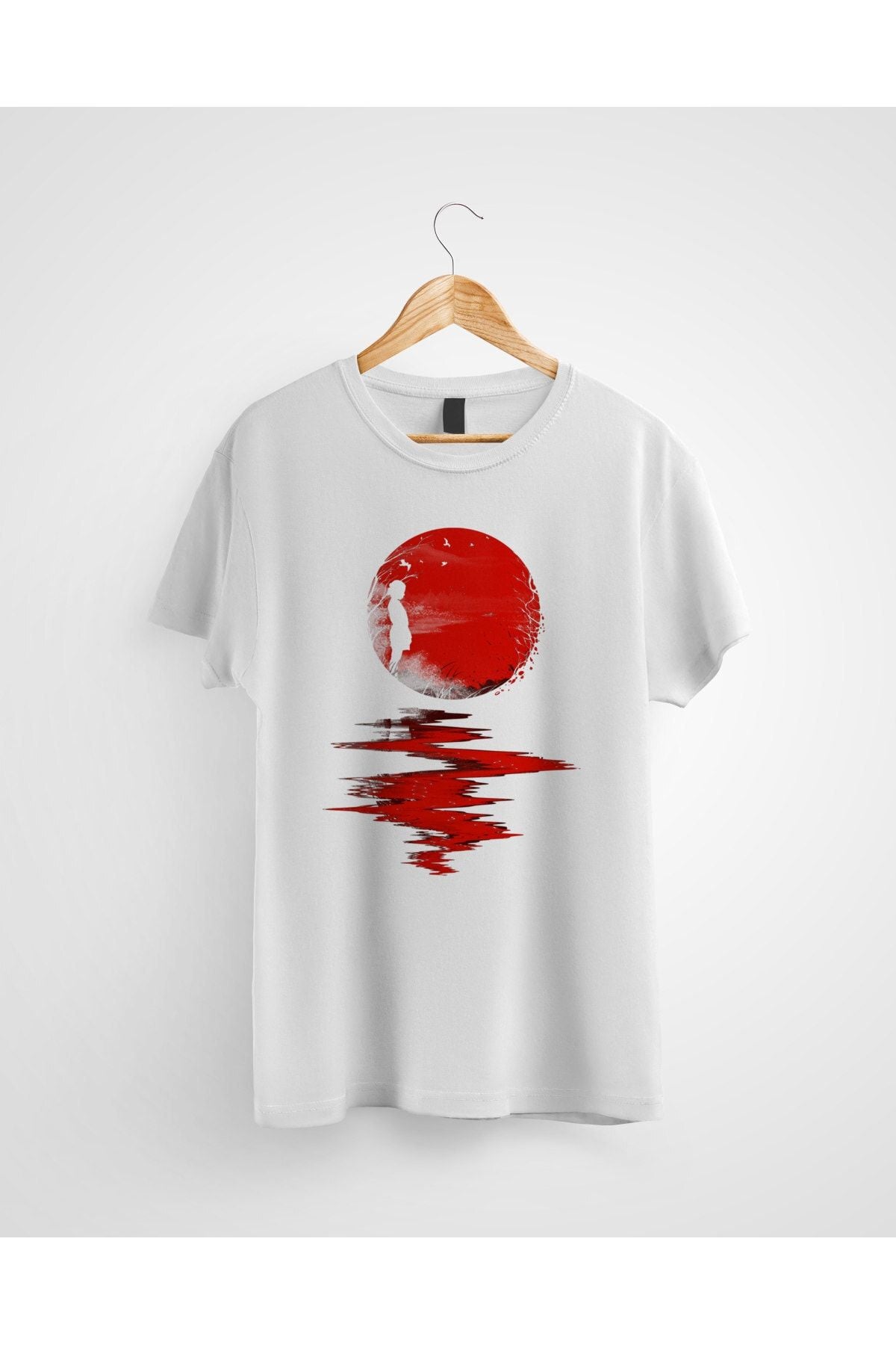 Dolunayın Yansıması Baskılı Tshirt