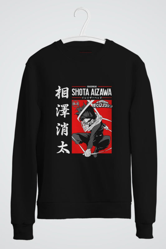 Shota Aizawa My Hero Academia Anime Baskılı Sweatshirt