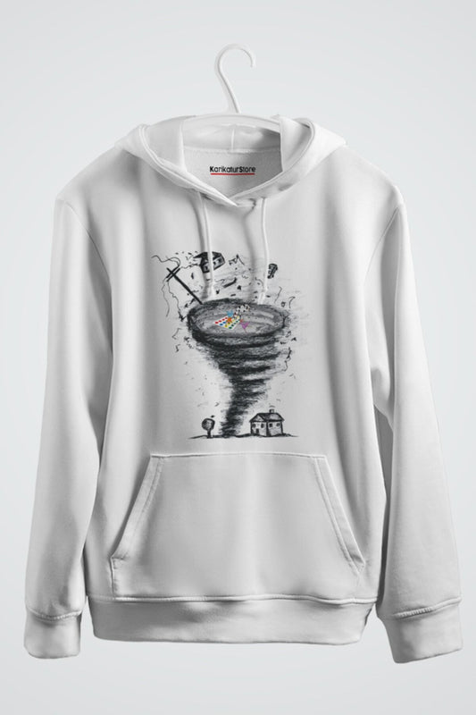 Ultimate Twister Baskılı Kapşonlu Sweat